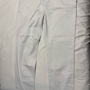 Nordstrom Classic White Trousers